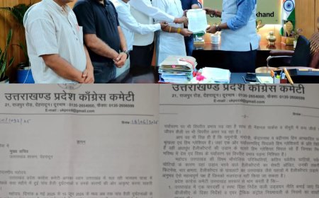 कांग्रेस प्रतिनिधिमंडल ने मुख्य सचिव को सौपा छ सूत्री ज्ञापन, सुरक्षा नियमों का पालन अनिवार्य