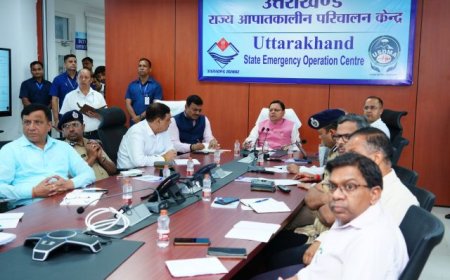 मुख्यमंत्री धामी ने अतिवृष्टि की स्थिति का किया सराहनीय जायजा