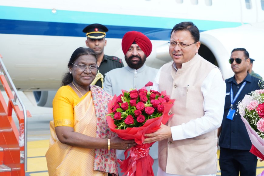 President Draupadi Murmu : राष्ट्रपति द्रौपदी मुर्मू ने राष्ट्रपति उद्यान का किया शिलान्यास