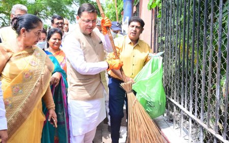 हरिद्वार: मुख्यमंत्री पुष्कर सिंह धामी ने ‘एक पेड़ मां के नाम अभियान’ के तहत किया पौधारोपण