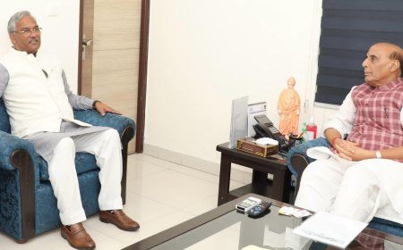 हरिद्वार सांसद त्रिवेन्द्र सिंह रावत ने रक्षा मंत्री से की शिष्टाचार भेंट, ‘ऑपरेशन सिंदूर’ के लिए दी बधाई