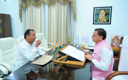 जखोली ब्लॉक बांगर क्षेत्र में आपदा और विकास के मुद्दे, भाजपा नेता कमलेश उनियाल की सीएम से खास मुलाकात