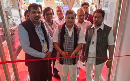 राज्यसभा सांसद महेंद्र भट्ट ने प्रगति मैदान में अंतरराष्ट्रीय हेल्थ वेलनेस एक्सपो का उद्घाटन