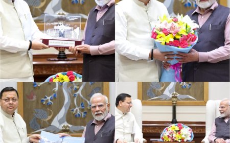 सीएम पुष्कर सिंह धामी और पीएम मोदी की महत्वपूर्ण मुलाकात: उत्तराखण्ड के विकास पर चर्चा