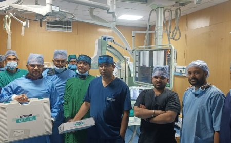 उत्तराखंड में पहली बार श्री महंत इन्दिरेश अस्पताल में सफल रोटारेक्स मेकेनिकल थ्रॉम्बेक्टॉमी