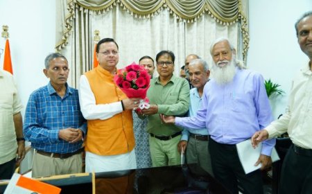 मुख्यमंत्री पुष्कर सिंह धामी से नंदा देवी राजजात समिति के प्रतिनिधिमंडल की महत्वपूर्ण भेंट