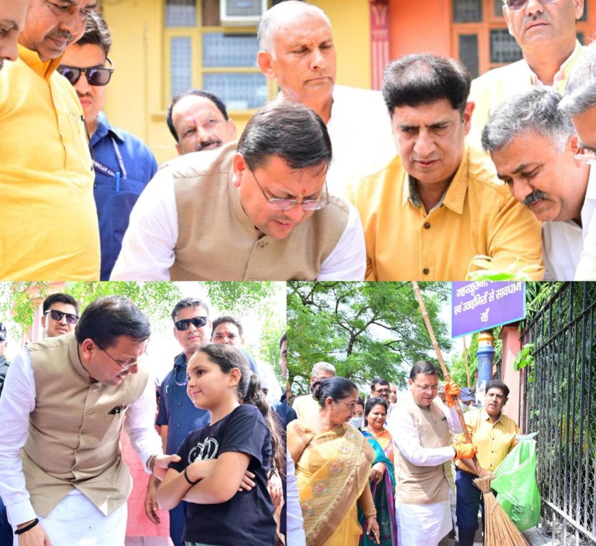 मुख्यमंत्री ने एक पेड़ मॉं के नाम अभियान के तहत किया पौधारोपण