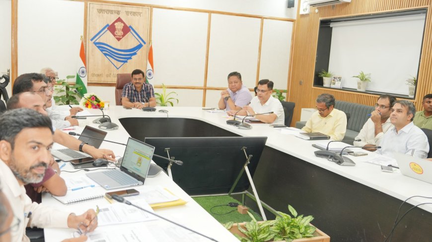 सीएस की अध्यक्षता में हुई आठवीं राज्य स्तरीय ब्रॉडबैंड समिति की बैठक आयोजित