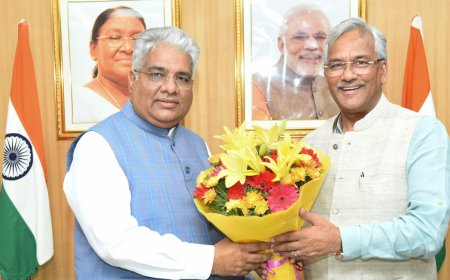 हरिद्वार सांसद त्रिवेन्द्र रावत की केंद्रीय मंत्री भूपेंद्र यादव से मुलाकात, केंद्रीय विद्यालय IDPL ऋषिकेश को वन भूमि हस्तांतरण की मिली स्वीकृति