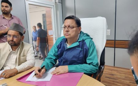 उत्तरकाशी में बादल फटने की घटना: मुख्यमंत्री धामी ने राहत कार्यों की समीक्षा की