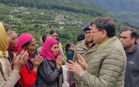 धराली आपदा: केंद्र और राज्य सरकार ने राहत कार्यों में झोंकी पूरी ताकत