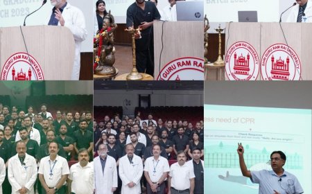 श्री महंत इन्दिरेश अस्पताल में सीपीआर और कार्डियक लाइफ सपोर्ट पर सफल कार्यशाला का आयोजन