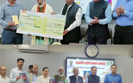 विजय जड़धारी को इंद्रमणि बडोनी सम्मान, गिरीश बडोनी और अनिल नेगी की किताब का विमोचन