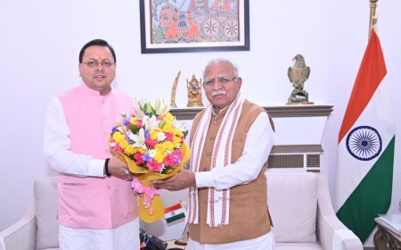 मुख्यमंत्री धामी और खट्टर की बैठक: उत्तराखंड के लिए महत्वपूर्ण मुद्दों पर चर्चा