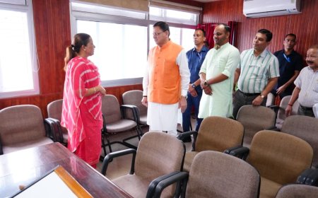 मुख्यमंत्री द्वारा विधानसभा कार्यालयों का निरीक्षण: व्यवस्थाओं की समीक्षा