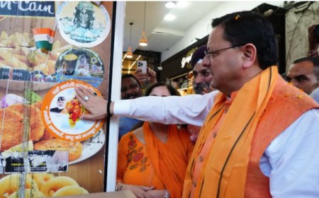 सीएम धामी का ‘स्वदेशी अपनाओ, राष्ट्र को आगे बढ़ाओ’ अभियान: दुकानों पर स्टीकर लगाने का एक विशेष कार्य