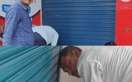 एमडीडीए की निर्णायक कार्रवाई, नेहरू कॉलोनी में अवैध निर्माण सील, बंशीधर तिवारी ने दी चेतावनी