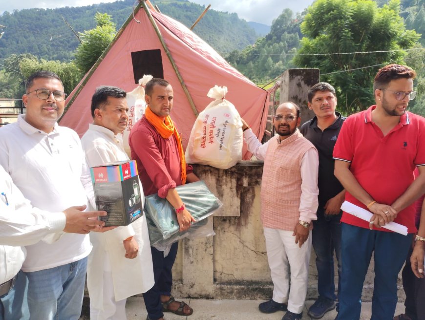 एसजीआरआर विश्वविद्यालय की राहत पहल: धराली उत्तरकाशी से थराली चमोली तक बढ़ाए मदद के हाथ