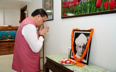 मुख्यमंत्री ने डॉ. सर्वपल्ली राधाकृष्णन की जयंती पर पुष्प अर्पित कर उन्हें किया याद