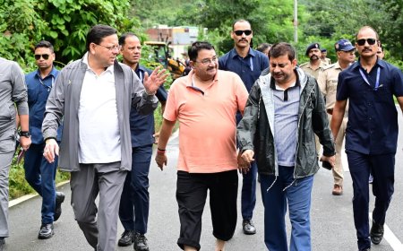 देहरादून में बादल फटने की स्थिति: मुख्यमंत्री धामी ने किया मालदेवता क्षेत्र का निरीक्षण