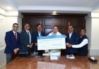 मुख्यमंत्री राहत कोष के लिए 5 करोड़ रुपये की सहायता राशि का योगदान