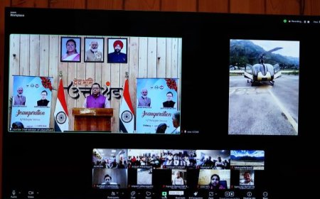 उत्तराखंड के पिथौरागढ़-मुनस्यारी तथा हल्द्वानी-अल्मोड़ा हेली सेवाओं का मुख्यमंत्री ने किया उद्घाटन