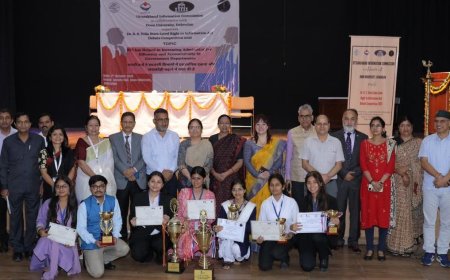 देहरादून: दून विश्वविद्यालय में डॉ. आर.एस.टोलिया राज्य स्तरीय वाद-विवाद प्रतियोगिता 2025 का सफल आयोजन