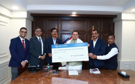 मुख्यमंत्री राहत कोष के लिए 5 करोड़ रुपये की सहायता राशि का योगदान