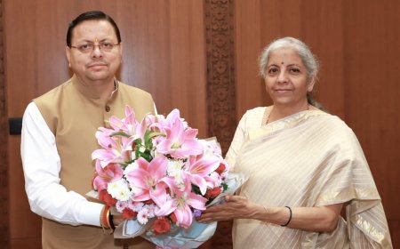 सीएम ने केंद्रीय वित्त मंत्री से उत्तराखंड राज्य के बाह्य सहायतित परियोजनाओं की शीघ्र स्वीकृति का किया अनुरोध