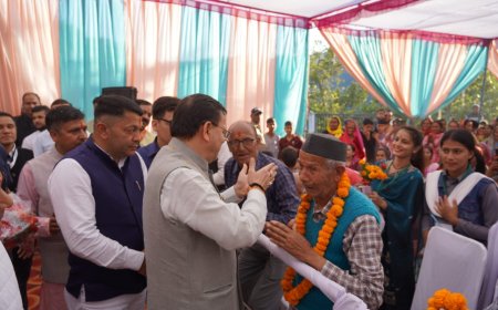 सीएम धामी का चम्पावत विधानसभा क्षेत्र में सड़क मार्ग से व्यापक दौरा, ग्रामीणों से किया सीधा संवाद