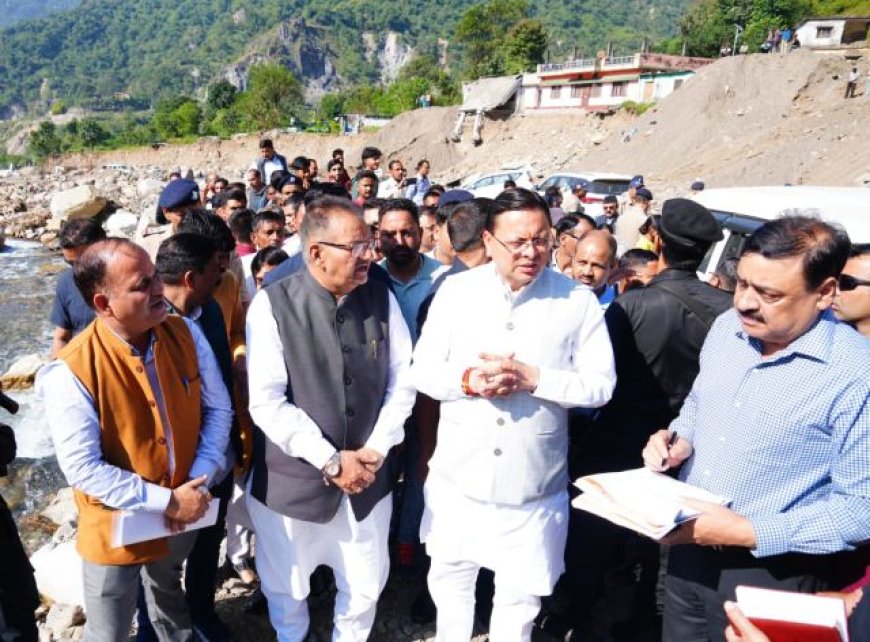 मुख्यमंत्री पुष्कर सिंह धामी ने आपदा प्रभावितों के बीच मनाई दीपावली