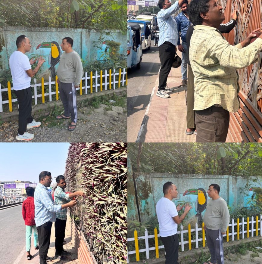 छुट्टी के दिन भी काम पर जुटे एमडीडीए उपाध्यक्ष बंशीधर तिवारी