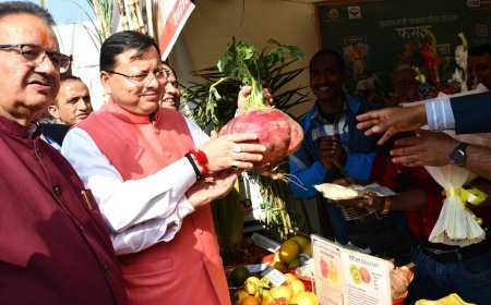 Pantnagar:-रजत जयंती उत्सव के अवसर पर सीएम धामी ने पंतनगर कृषि एवं प्रौद्योगिकी विश्वविद्यालय में वृहद कृषक सम्मेलन का किया शुभारम्भ कहा-किसानों का परिश्रम और त्याग ही हमारी सच्ची पूंजी और ताकत