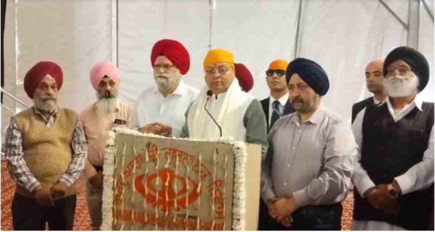 देहरादून में गुरु नानक देव प्रकाश पर्व मनाया, गुरुद्वारे पहुंचे सीएम धामी