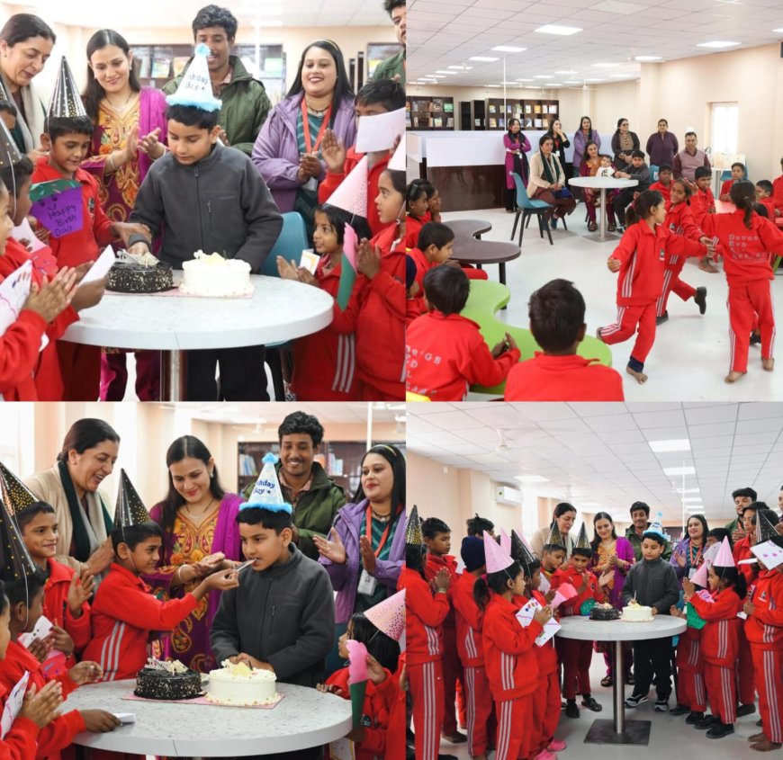 ना फाइव स्टार होटल ना क्लब रास आया, डीएम देहरादून के बेटे सनवल ने भिक्षावृत्ति उन्मूलित बच्चों संग केक काट जन्मदिन मनाया,दे दे गए डीएम सविन बंसल बड़ा संदेश
