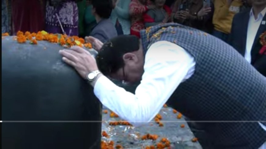 Lakhamandal Temple : मुख्यमंत्री धामी लाखामंडल पहुंचे, शिव मंदिर में की  पूजा-अर्चना