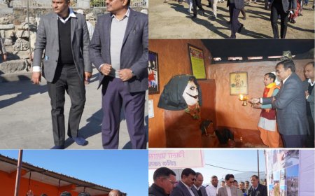 गोल्ज्यू कॉरिडोर का भ्रमण : मुख्य सचिव ने विकास कार्यों की प्रगति की ली समीक्षा