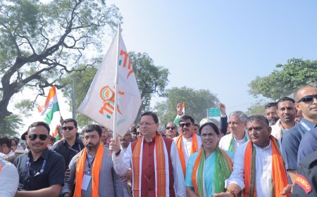 Unity March 2025 : मुख्यमंत्री धामी ने सरदार@150 यूनिटी मार्च में प्रतिभाग किया