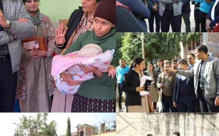 केदापुरम में डीएम का औचक निरीक्षण, नारी निकेतन से शिशु सदन तक परखी व्यवस्थाएं