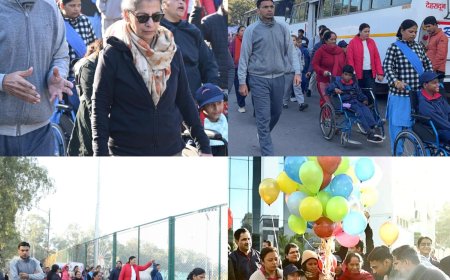 डीएम संग अर्ली मॉर्निंग वॉक बढा गई बौद्धिक दिव्यांगजन का हौसला