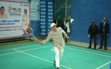 मुख्यमंत्री ने अल्मोड़ा में किया सांसद खेल महोत्सव का शुभारंभ