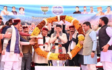 Winter festival : मुख्यमंत्री ने सांकरी में आयोजित विंटर फेस्टिवल का किया शुभारंभ