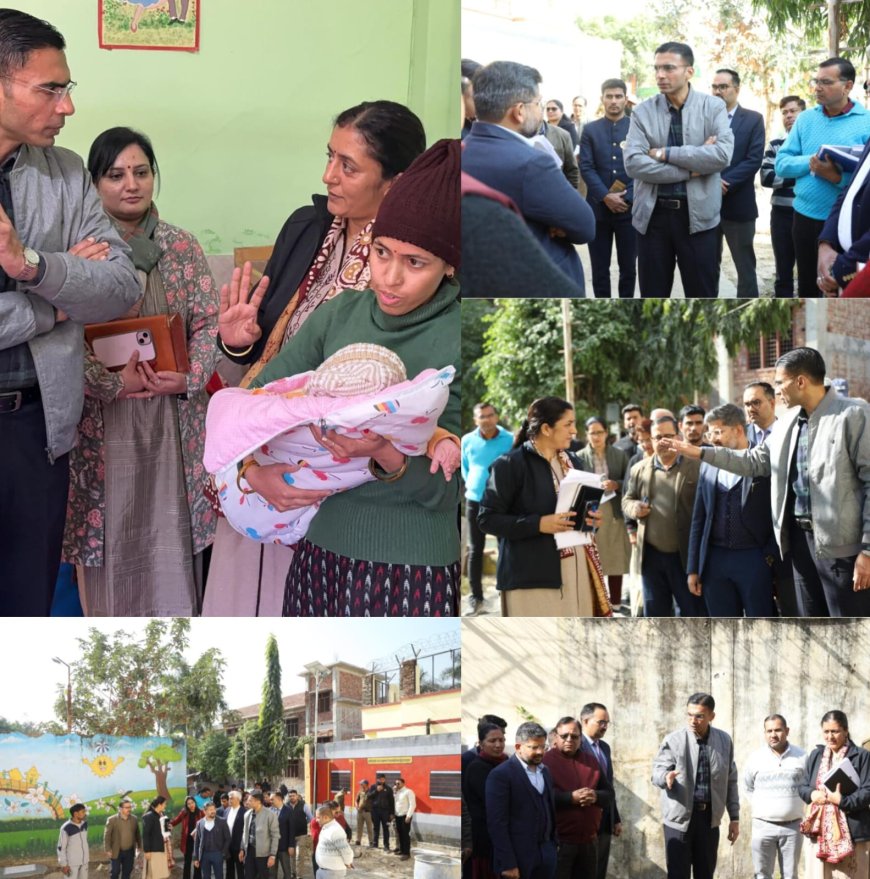 केदापुरम में डीएम का औचक निरीक्षण, नारी निकेतन से शिशु सदन तक परखी व्यवस्थाएं