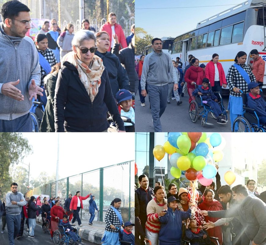 डीएम संग अर्ली मॉर्निंग वॉक बढा गई बौद्धिक दिव्यांगजन का हौसला