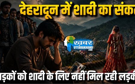 देहरादून में शादी का बढ़ता संकट: युवा लड़कों को नहीं मिल रही लड़कियां, आंकड़े चौंकाने वाले
