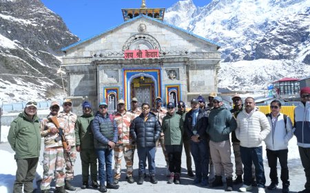 केदारनाथ यात्रा 2026: धाम में तैयारियों का विस्तृत निरीक्षण, जिलाधिकारी और एसपी की विशेष उपस्थिति