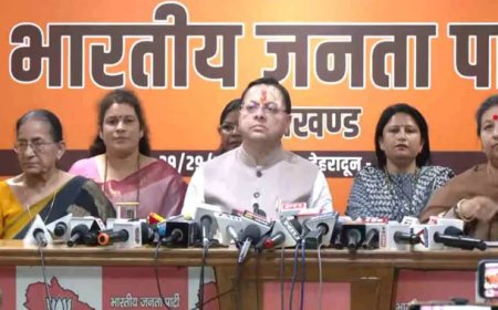 महिला आरक्षण बिल पर CM Dhami का बयान, विपक्ष पर लगाए आरोप