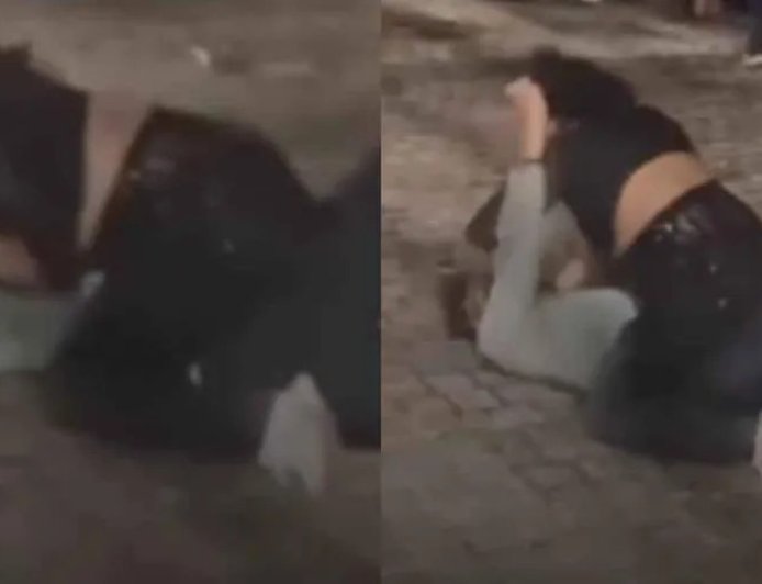वायरल वीडियो: गर्लफ्रेंड ने सड़क पर बॉयफ्रेंड की पिटाई की, जानें पूरा मामला