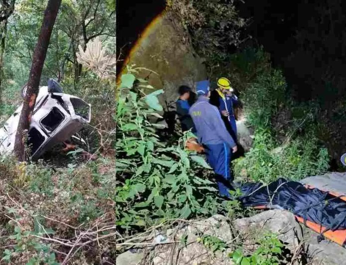 रूद्रप्रयाग हादसा: गहरी खाई में गिरी कार, तीन युवकों ने गंवाई जान