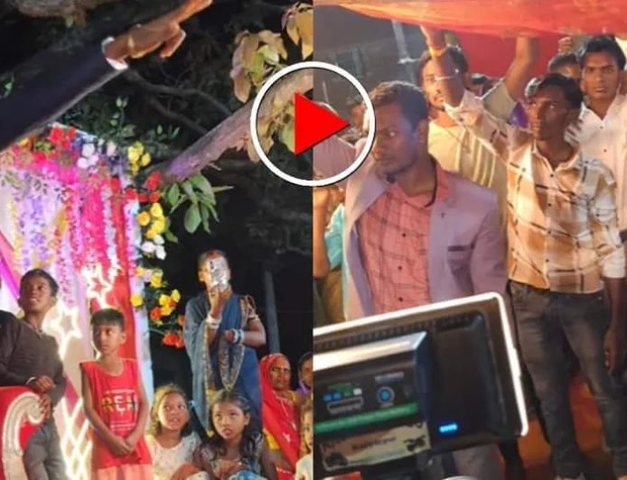 दुल्हन को देखकर दूल्हे का मजेदार डांस, बाराती हुए शर्मिंदा, वायरल वीडियो